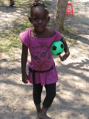 Child
                      with ball