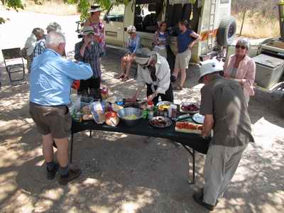 Picnic preparations