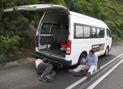 Changing a tyre