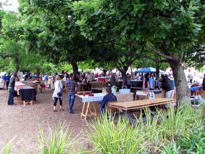 Pottery market in
                      Franschoek