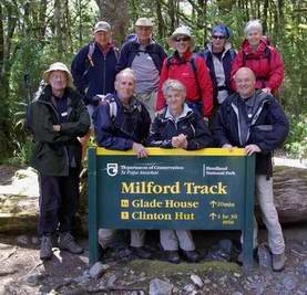 Group at start of trek
