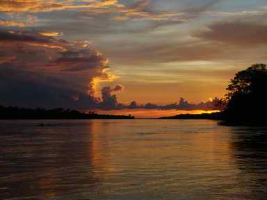 Sunset on Amazon