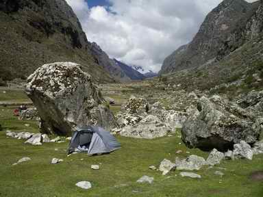 First night's camp site