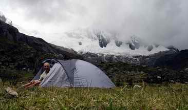 Second night's camp