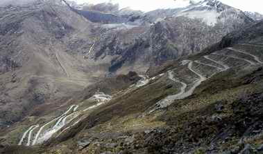 Road over the mountain
