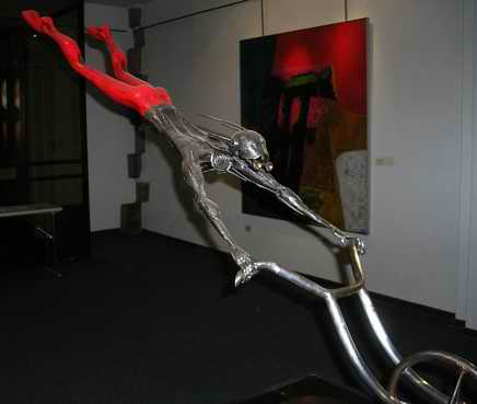 Mercury sculpture