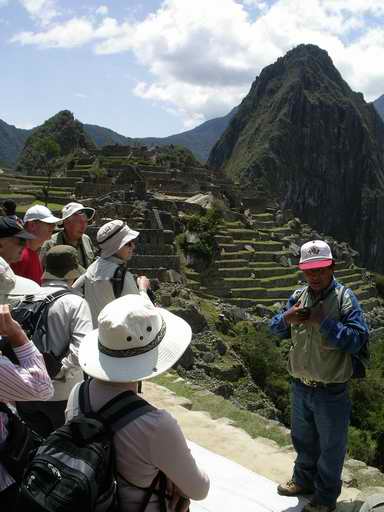 Ubaldo at Machu Picchu