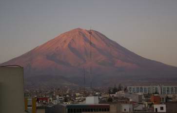 El Misti at sunset