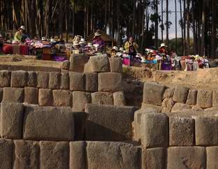 Vendors at Inco monument