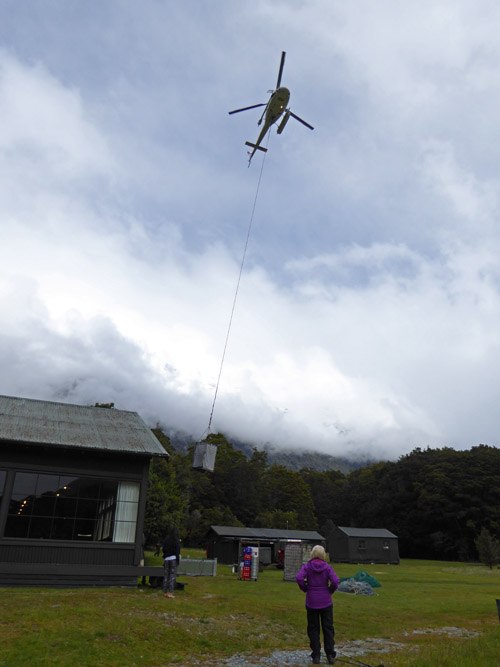 Helicopter delivery