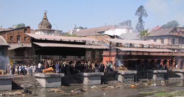 Pashupatinath: funeral pyres