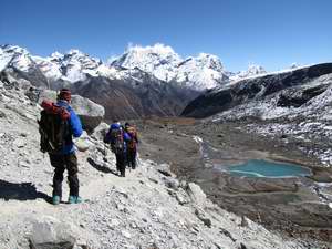 heading back down