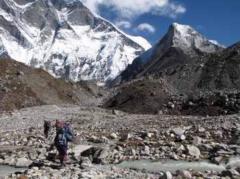Crossing the Imja