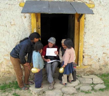 George and locals