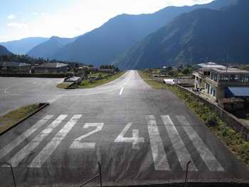 Lukla runway