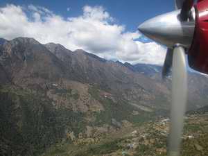 last view of Dudh Kosi valley